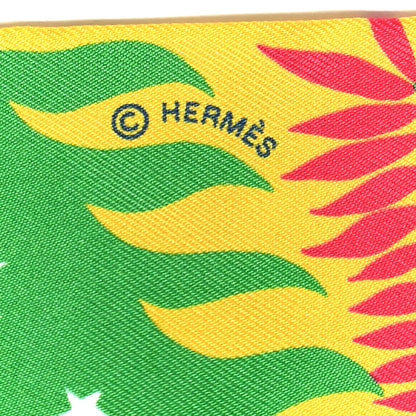 Hermes Silk Le Charme D Orphee Twilly Vert Vif Jaune Vif 3 of 4