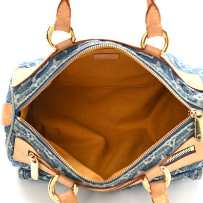 Louis Vuitton Monogram Denim Neo Speedy Blue 5 of 12