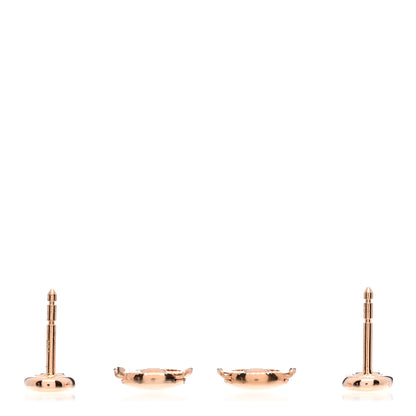 Hermes 18K Rose Gold TPM Farandole Stud Earrings 3 of 5