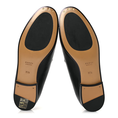 Gucci Calfskin Womens Jordaan Loafers 35.5 Black 7 of 13