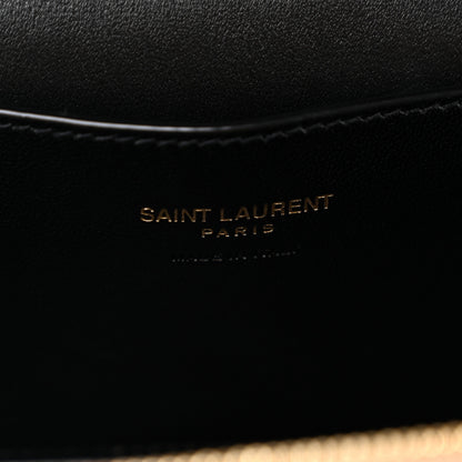 Saint Laurent Lambskin Quilted Mini Gaby Vanity Case Dark Toffee 6 of 9