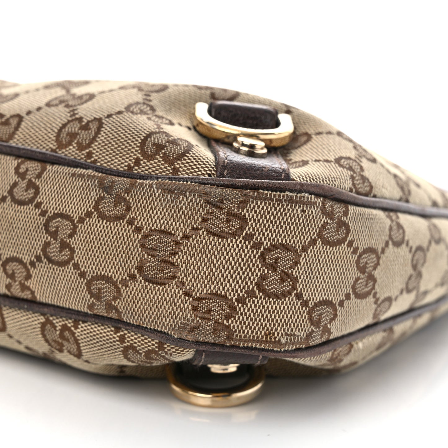 Monogram Medium Abbey D Ring Hobo Brown