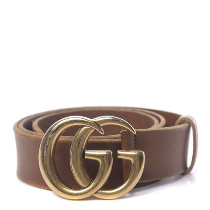 Gucci Faded Calfskin Double G 40mm Belt 85 34 Cuir 1 of 5