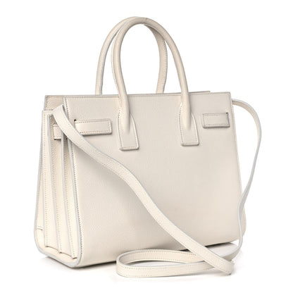 Saint Laurent Grained Calfskin Baby Sac De Jour Crema Soft 3 of 11