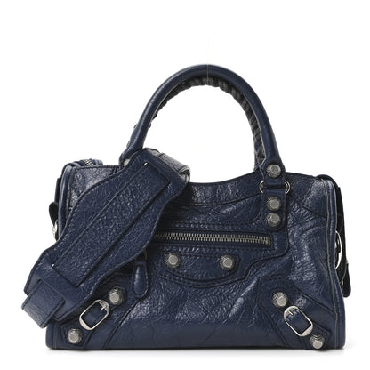 Balenciaga Agneau Giant 12 Silver Hardware Mini City Bleu Roi 1 of 10