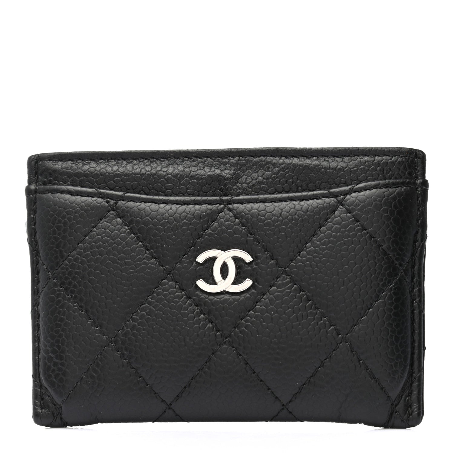 Chanel Caviar Quilted Card Holder Black 1 of 10