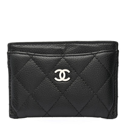 Chanel Caviar Quilted Card Holder Black 1 of 10