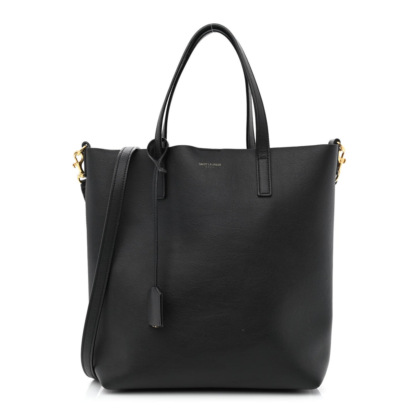 Calfskin Toy Shopping Tote Black
