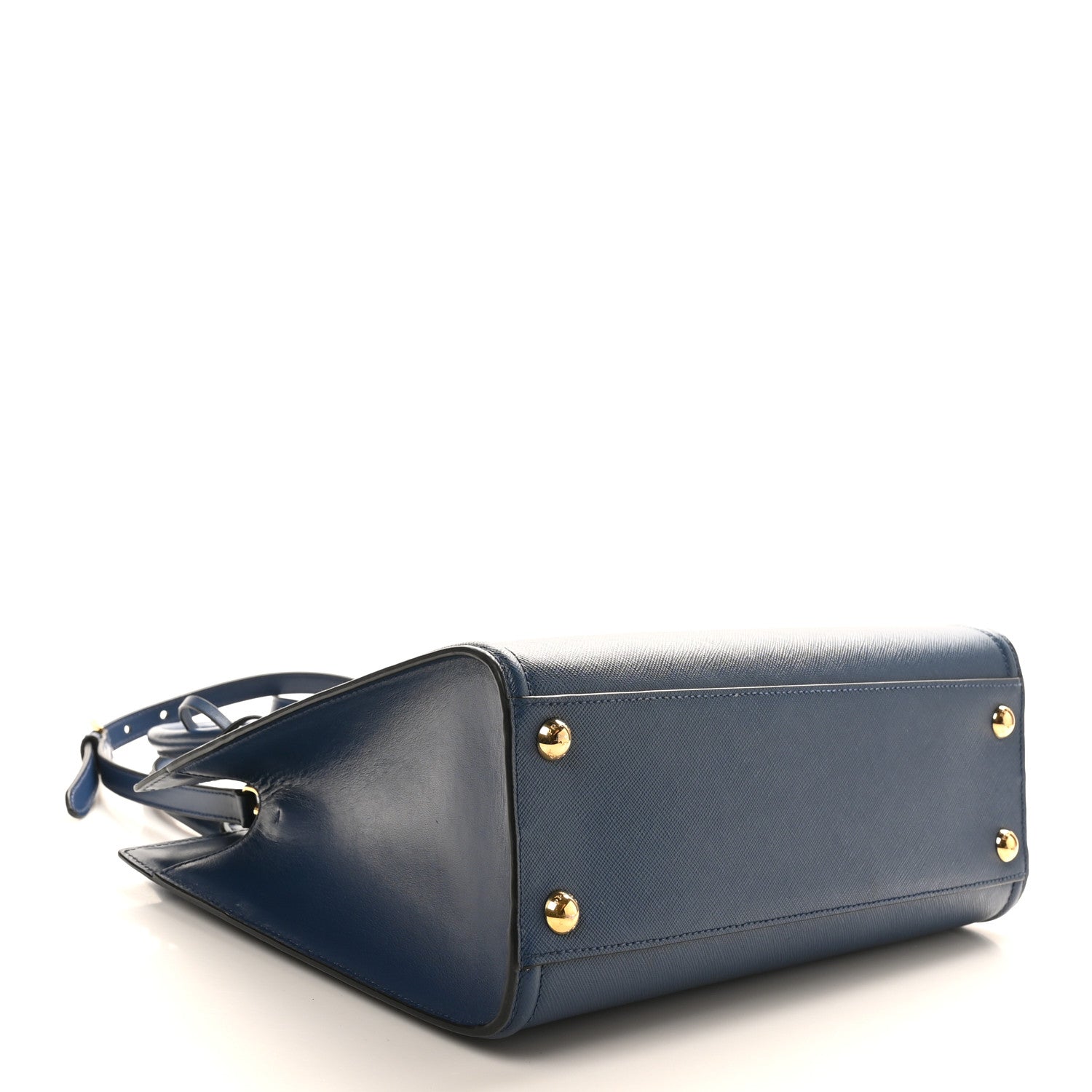 Prada Saffiano Soft Calfskin Large Tote Bluette 4 of 9