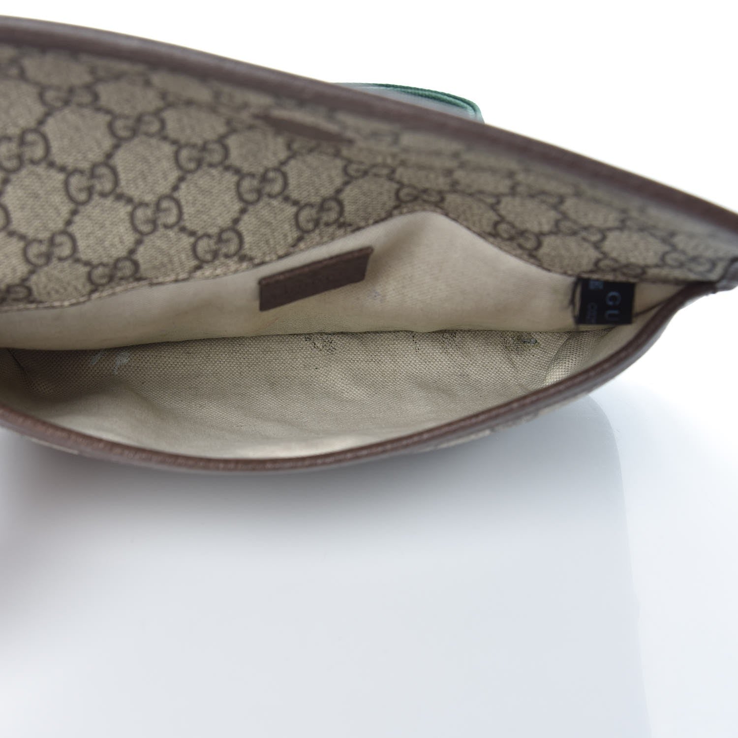 Gucci GG Supreme Monogram Neo Vintage Web Belt Bag Brown 5 of 9