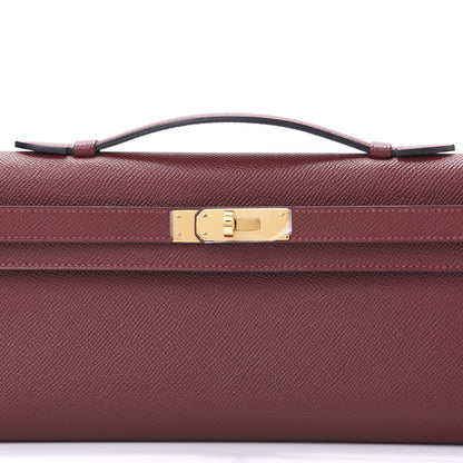 Hermes Epsom Kelly Cut Clutch Pochette Rouge H 11 of 11