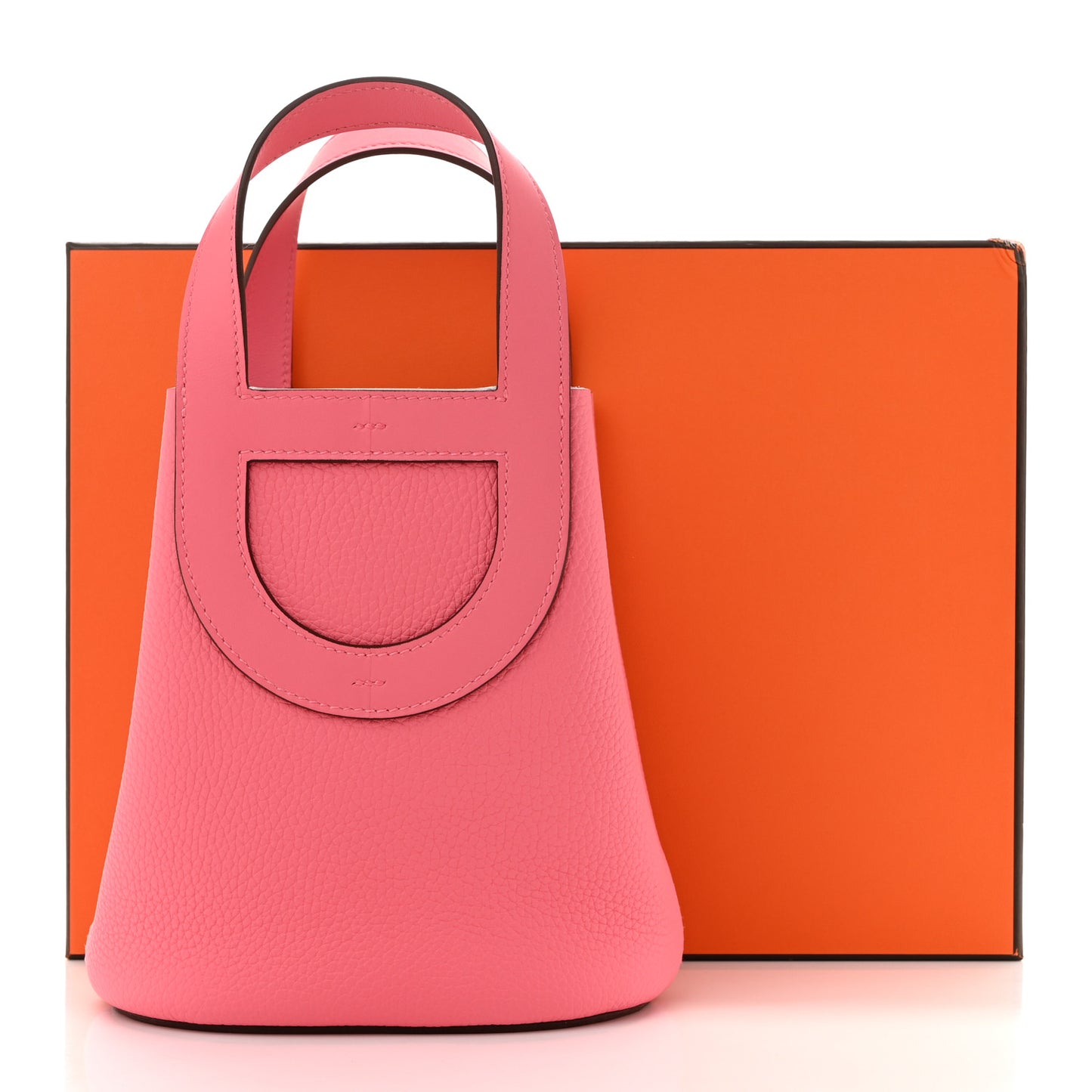 Taurillon Clemence Swift In-The-Loop 18 Bag Rose Azalee