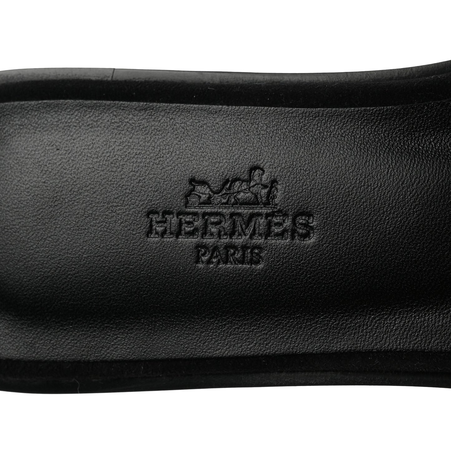 Suede Goatskin Crystal Oran Sandals 36 Black Argent