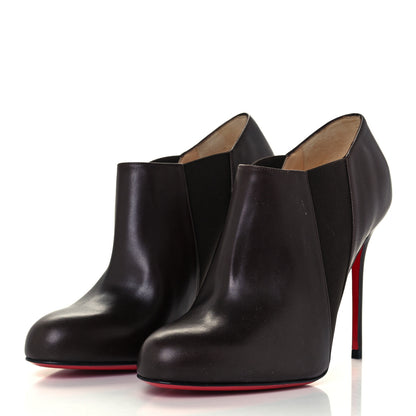 Christian Louboutin Calfskin Lastoto 100 Ankle Boots 38.5 Cacao 2 of 10