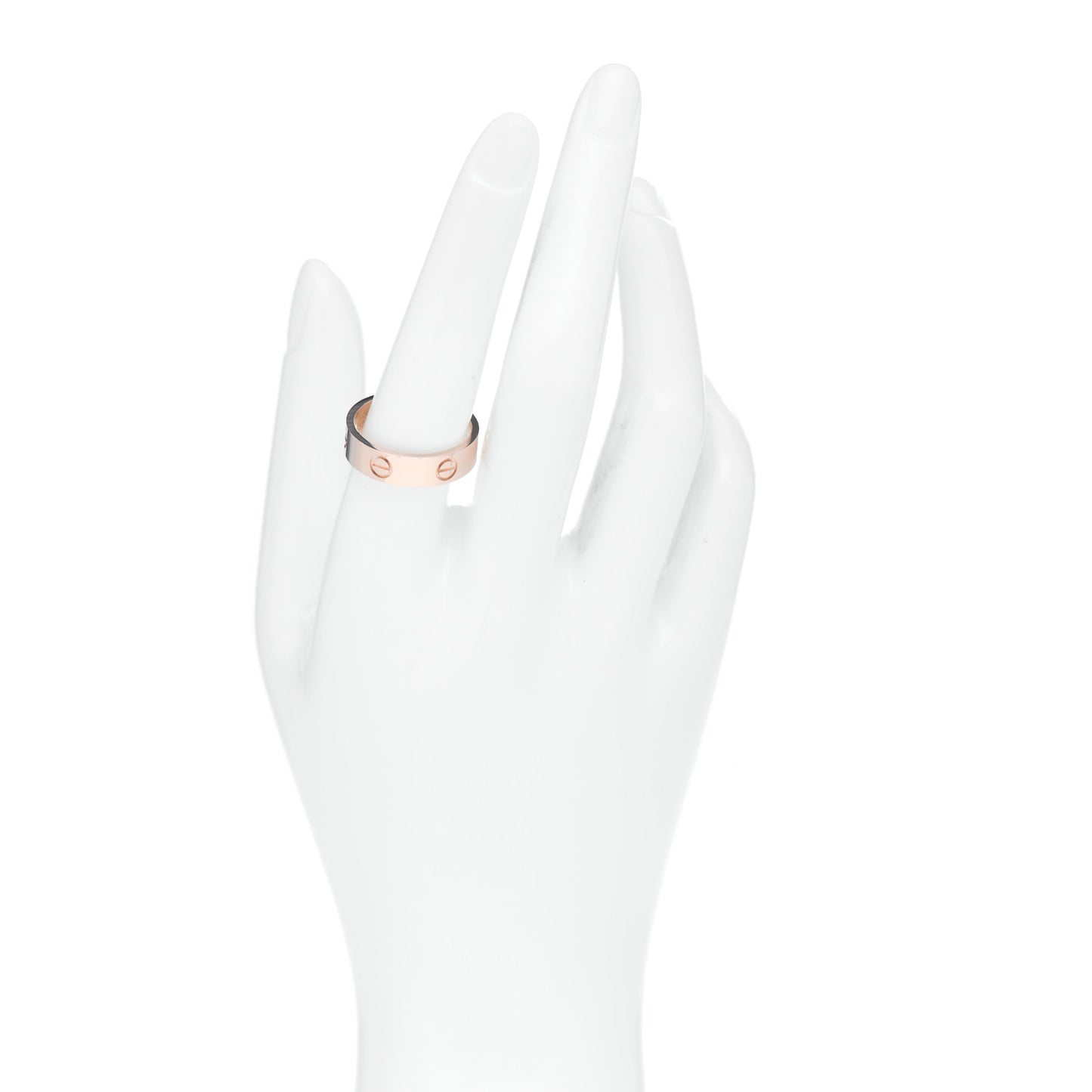 18K Pink Gold 5.5mm LOVE Ring 58 8.25