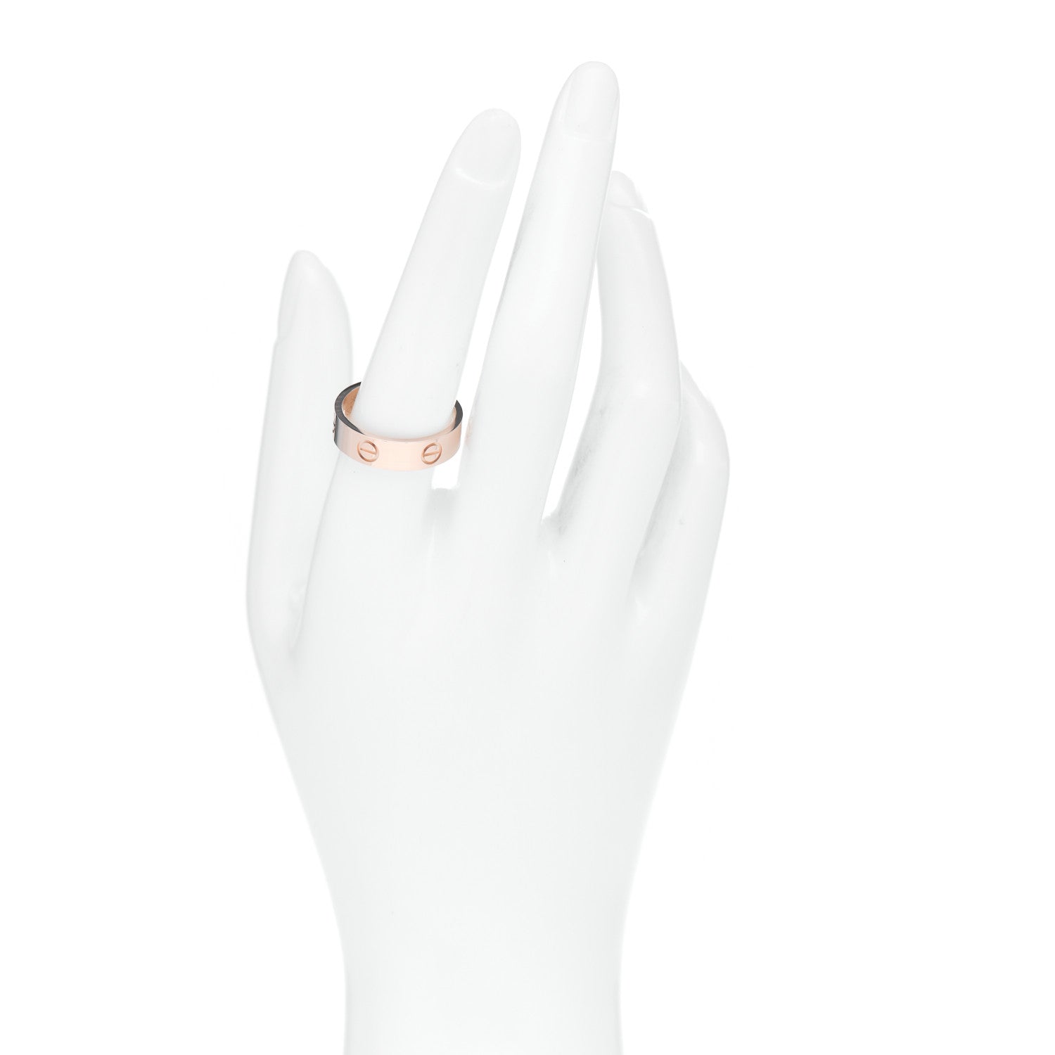 Cartier 18K Pink Gold 5.5mm LOVE Ring 58 8.25 2 of 4