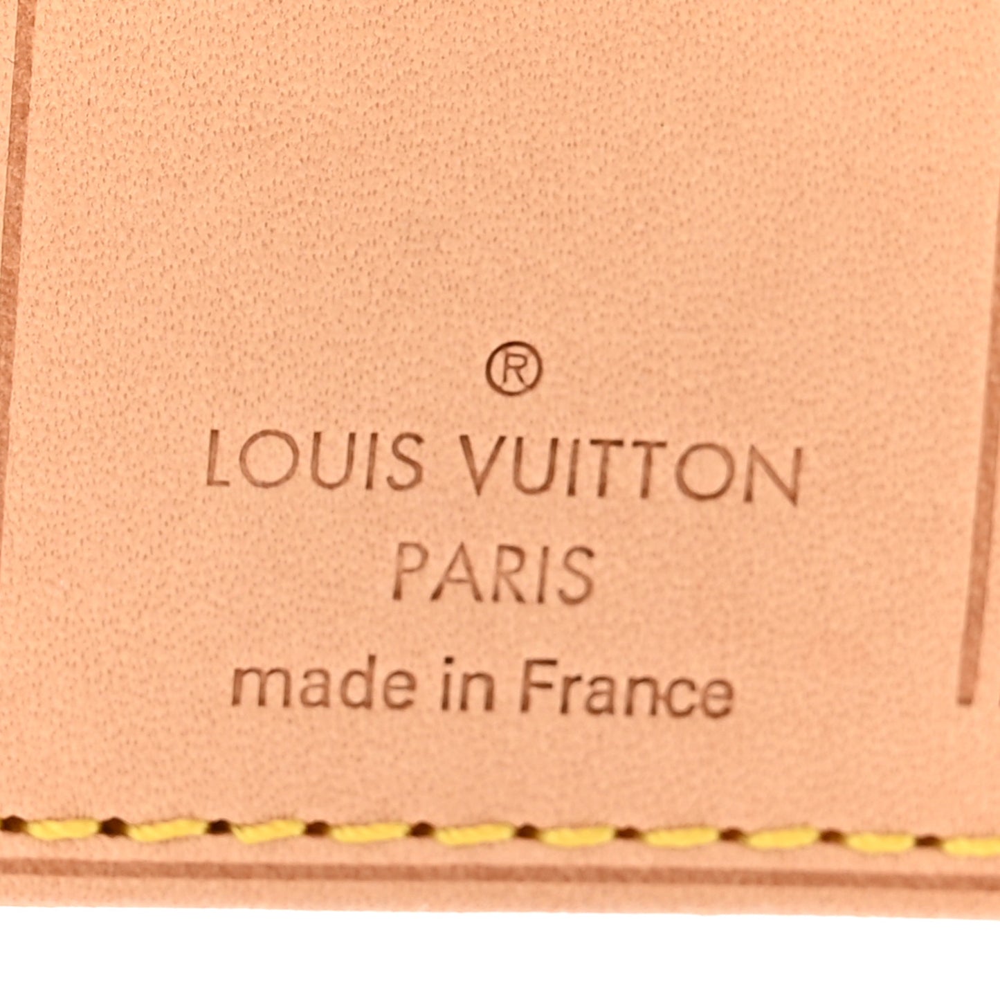 Vachetta Luggage Tag