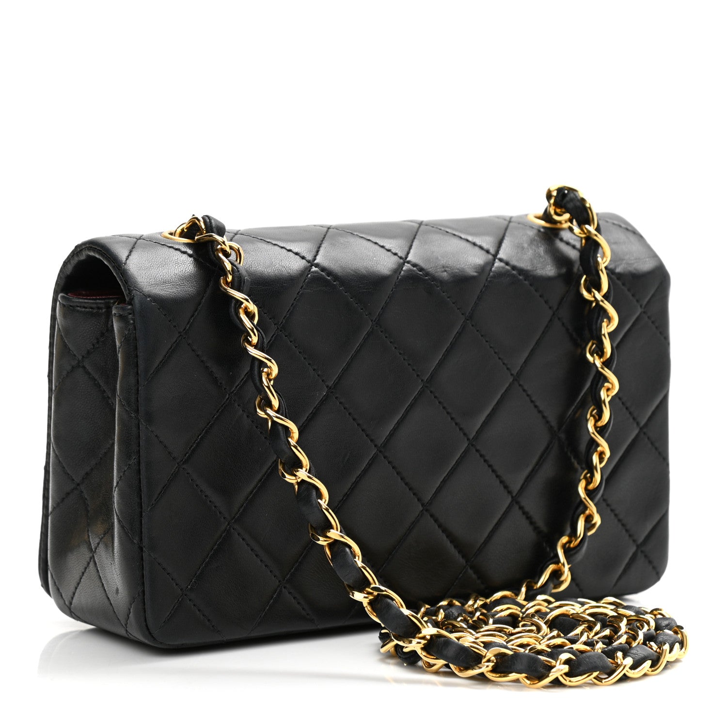 Chanel Lambskin Quilted Single Flap Black 3 of 9