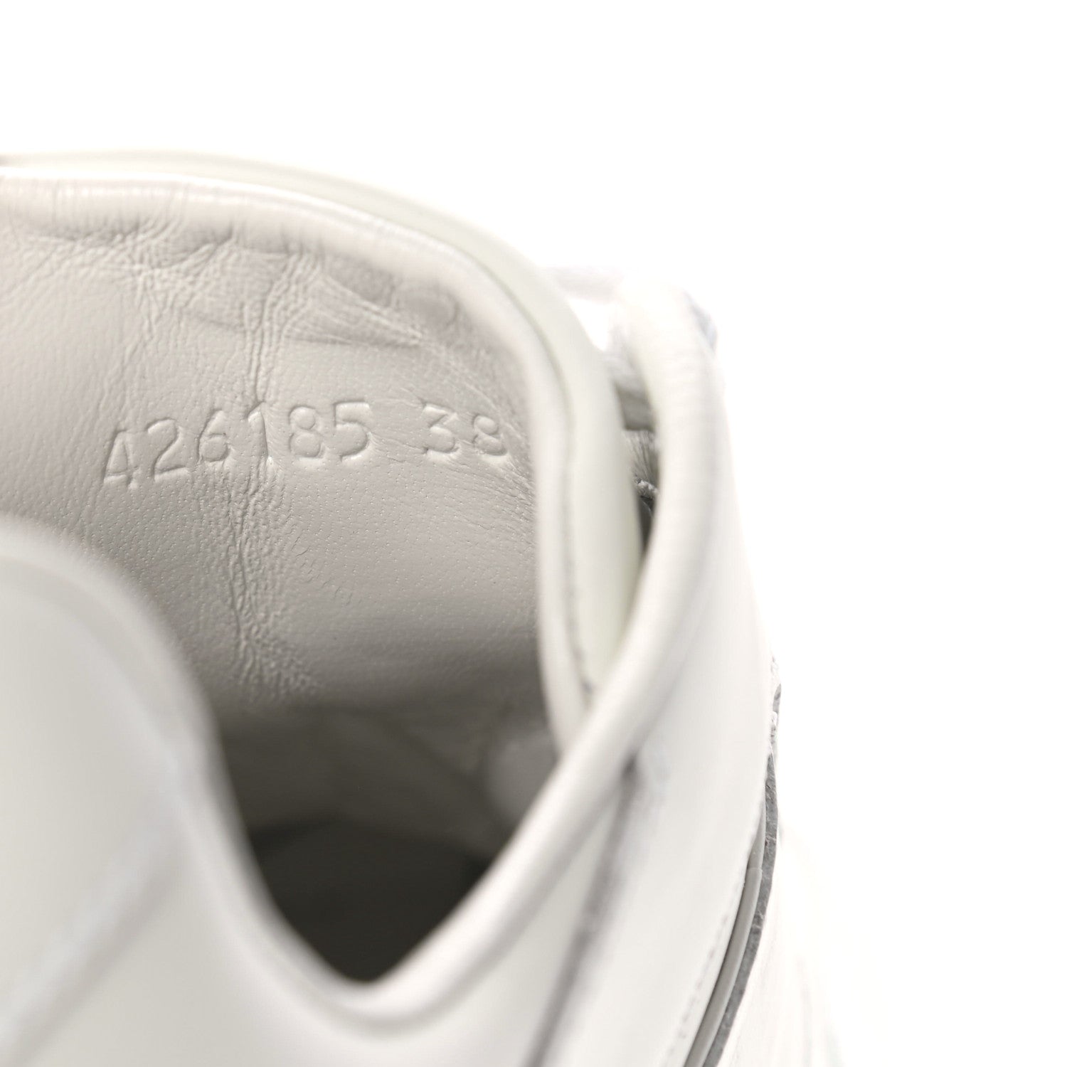 Gucci Calfskin Womens Interlocking G Sneakers 38 White 9 of 9