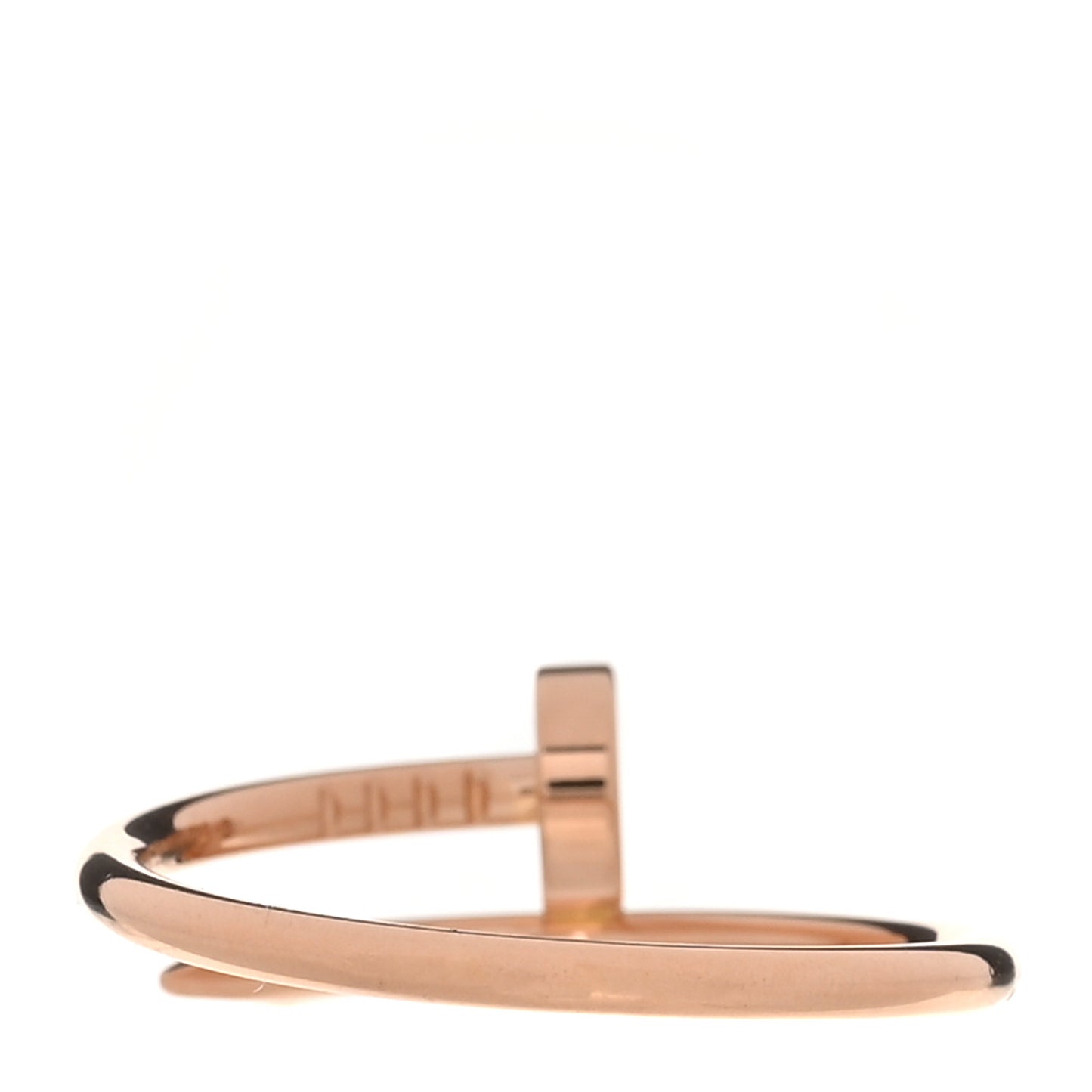 18K Pink Gold Small Juste Un Clou Ring 57 8