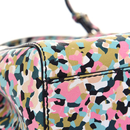 Fendi Vitello Seta Plexiglass Granite Mini Peekaboo Iconic Satchel Multicolor 13 of 15