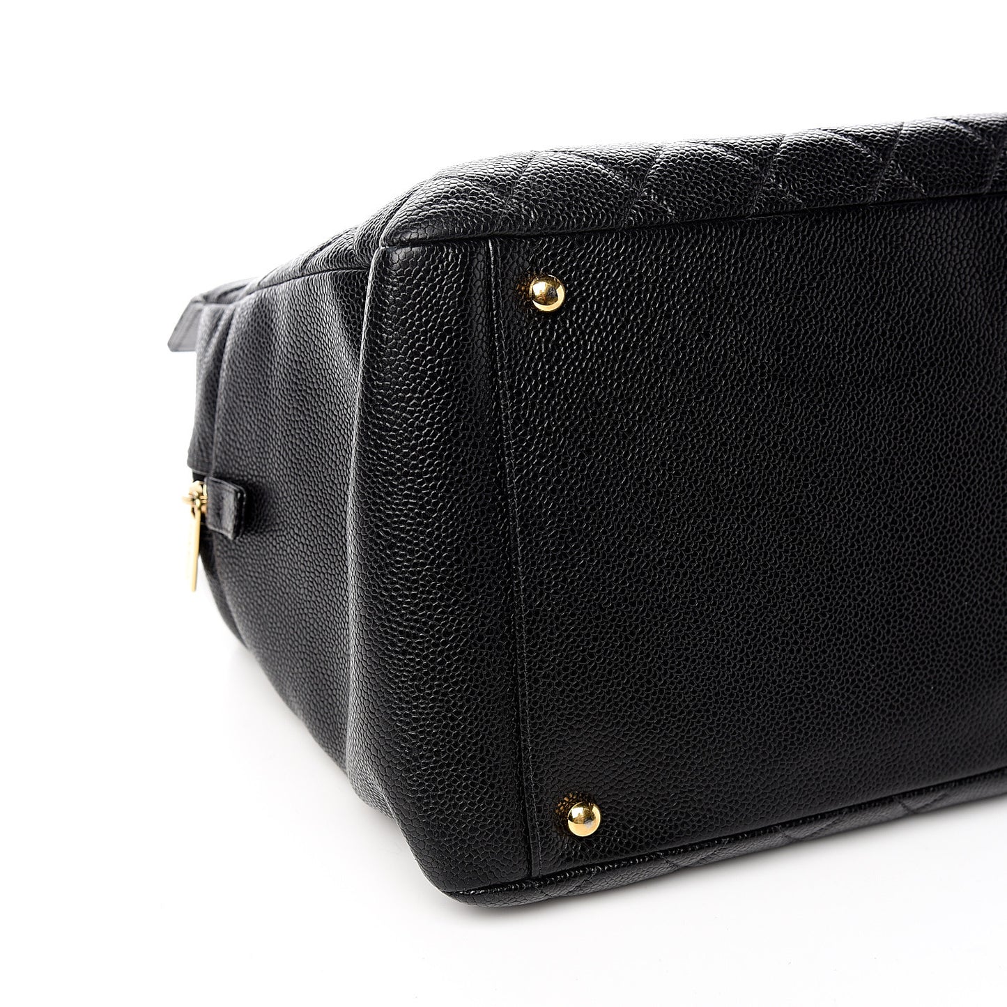 Caviar Quilted Grand Timeless Tote GTT Black