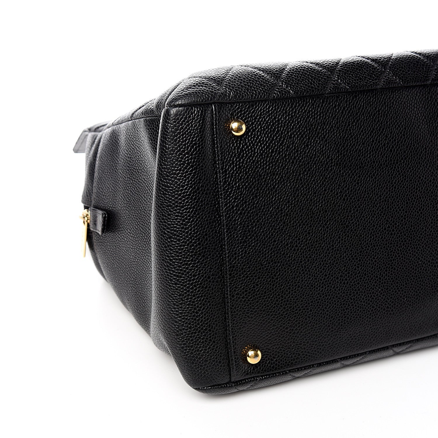 Chanel Caviar Quilted Grand Timeless Tote GTT Black 8 of 10