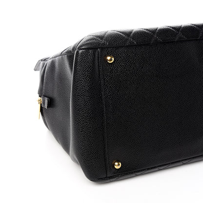 Chanel Caviar Quilted Grand Timeless Tote GTT Black 8 of 10