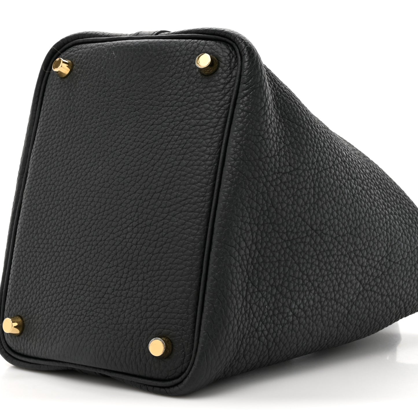 Taurillon Clemence Picotin Lock 18 PM Black