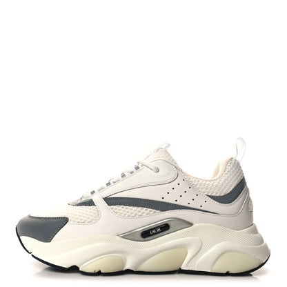 Christian Dior Technical Mesh Calfskin Mens B22 Sneakers 40 White 1 of 9