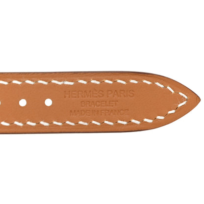 Hermes Swift 41mm Apple Watch Attelage Double Tour Band Gold 4 of 9