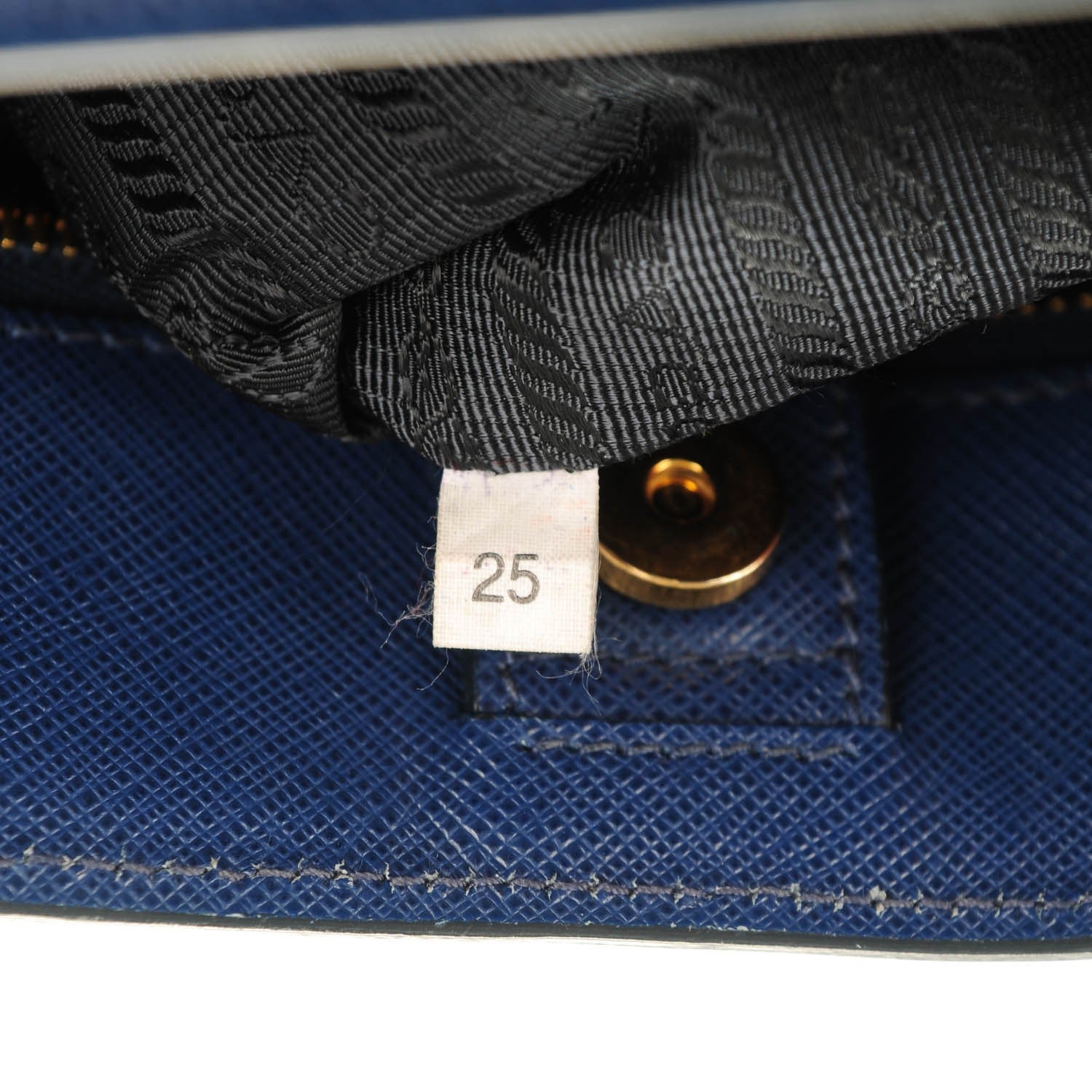 Prada Saffiano Lux Large Tote Bluette 8 of 9