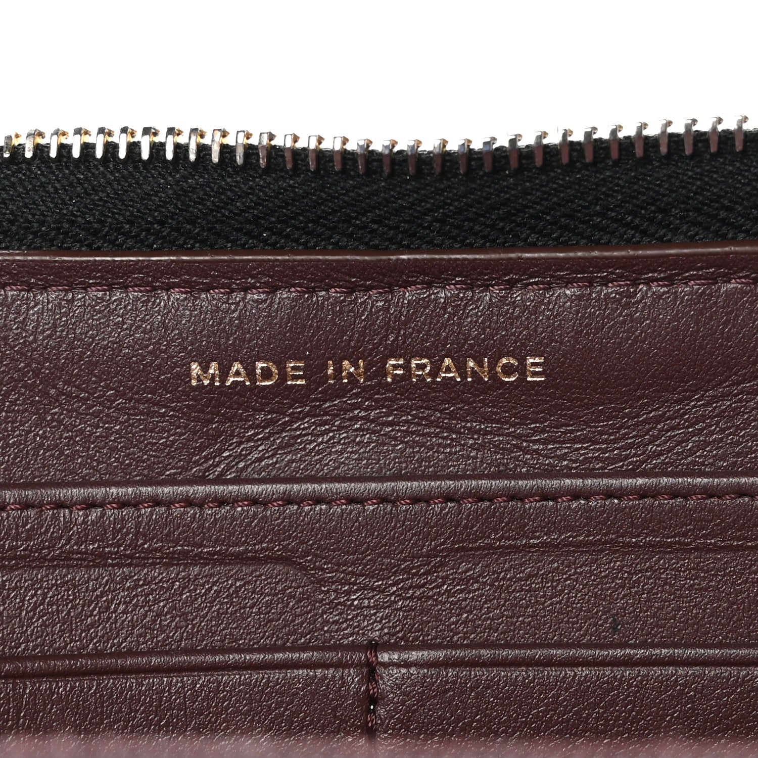 Chanel Caviar Quilted Large Gusset Zip Around Wallet Black 8 of 11