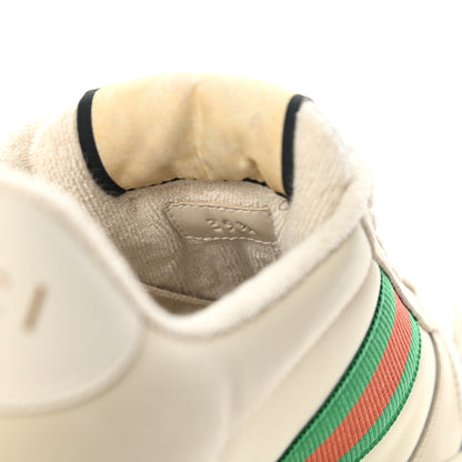 Gucci Nylon Nubuck Web Womens Screener Sneakers 39.5 Mystic White Dusty Milk 9 of 12