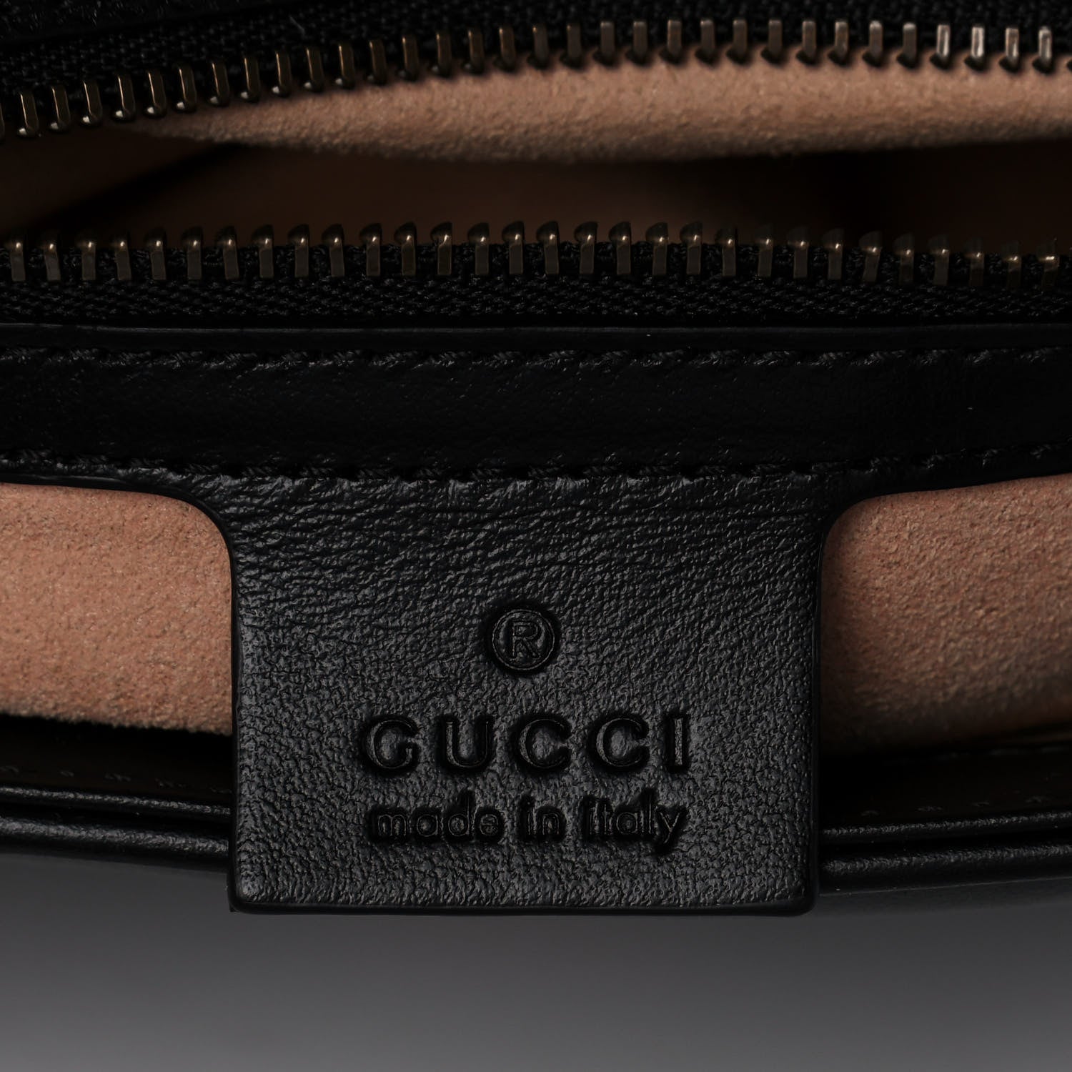 Gucci Calfskin Matelasse Small GG Marmont Shoulder Bag Black 6 of 11