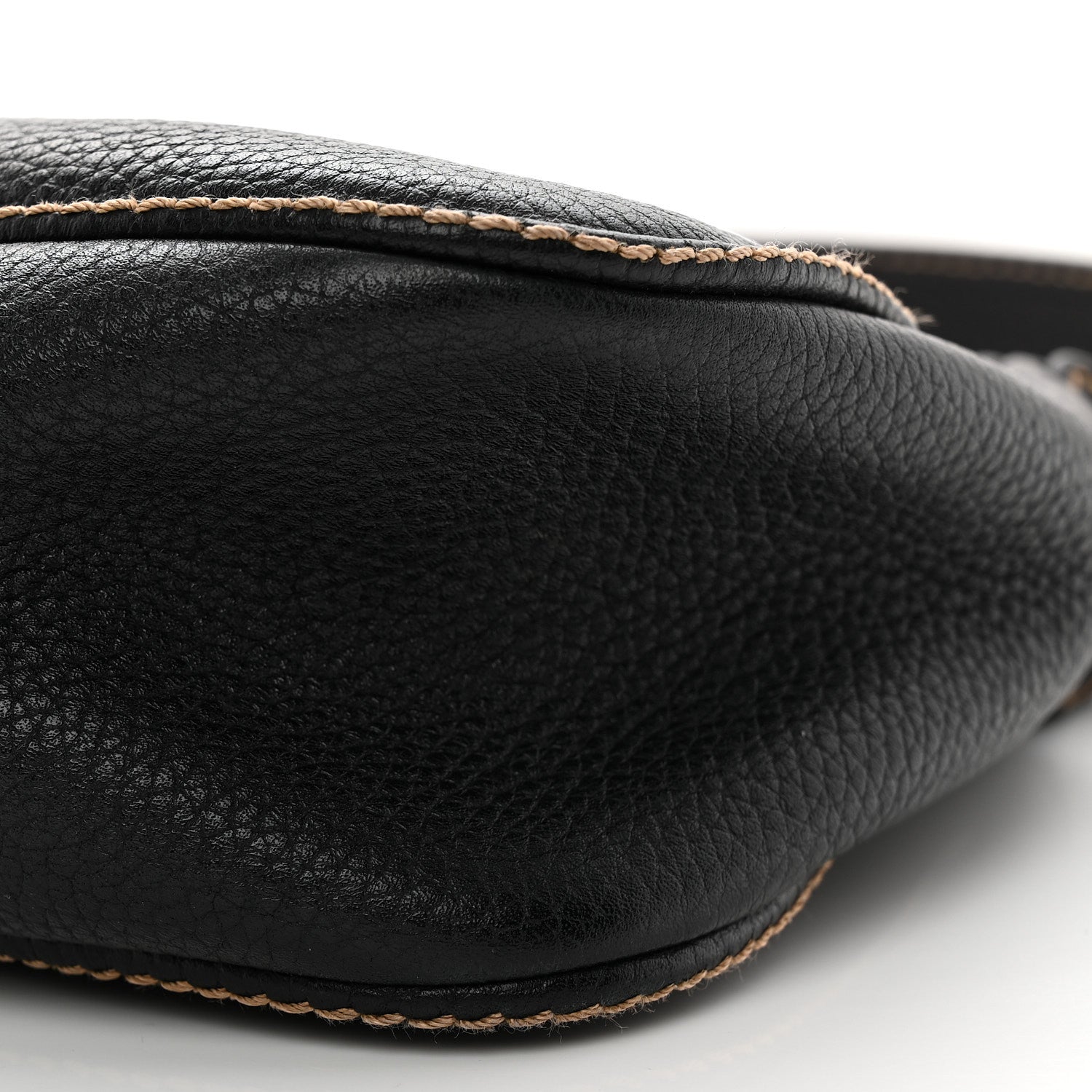 Chanel Grained Calfskin Tassel Shoulder Bag Black 10 of 11
