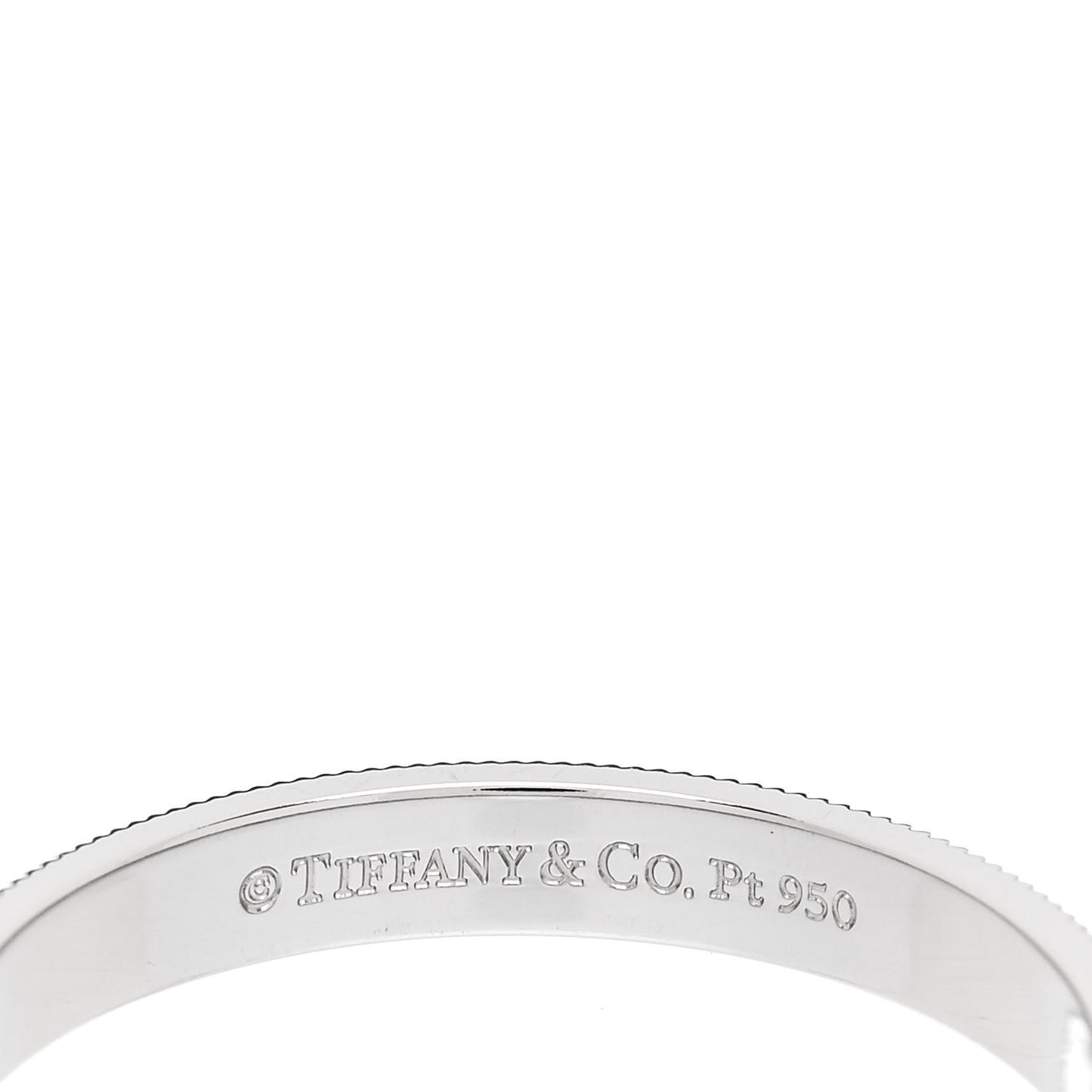 Platinum 3mm Classic Milgrain Wedding Band Ring 58 8.5