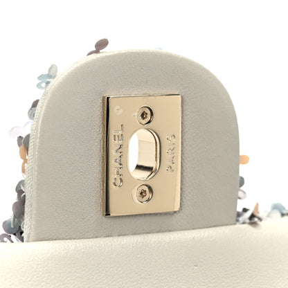 Chanel Sequin Mini Flap Gray Black White Pearly White 6 of 11