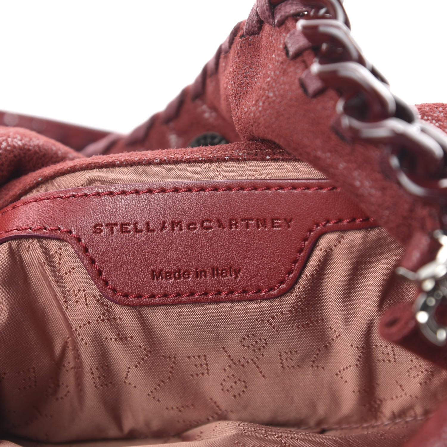 Stella McCartney Shaggy Deer Mini Candy Falabella Ruby 8 of 9