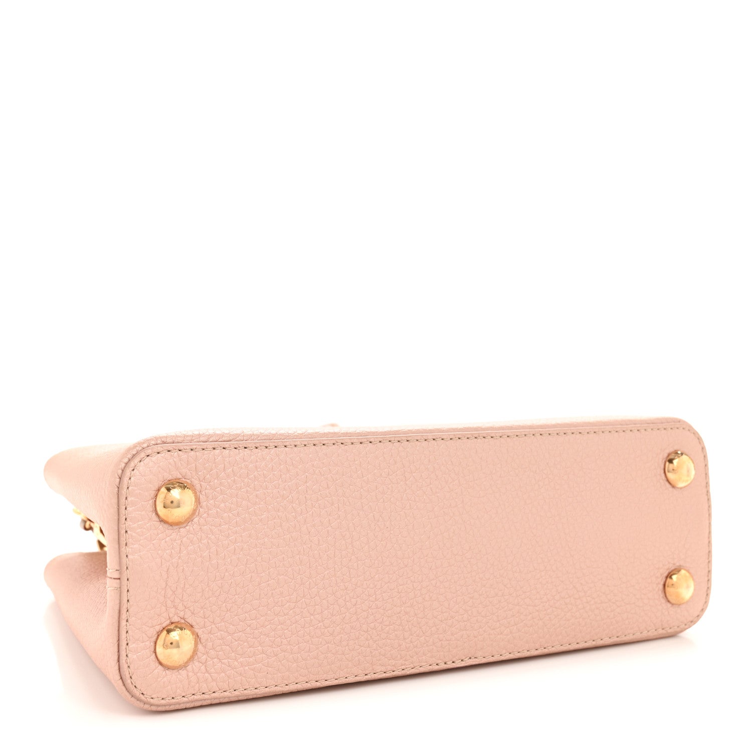 Louis Vuitton Metallic Taurillon Capucines BB Pearly Pink 4 of 10