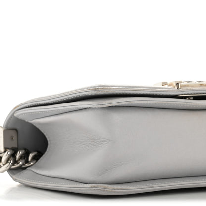 Chanel Lambskin Quilted Small Boy Flap Grey 8 of 12
