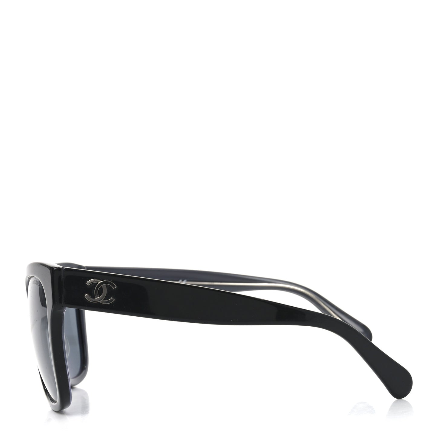 Acetate Square CC Sunglasses 5380 Black