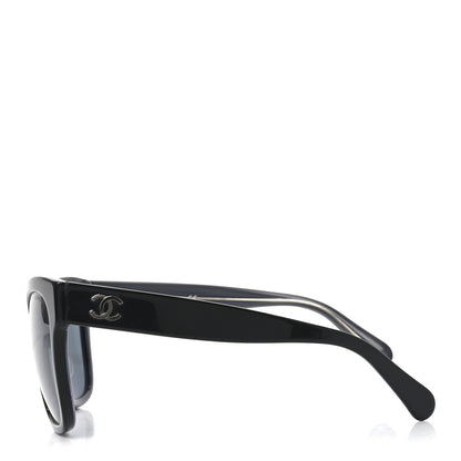 Chanel Acetate Square CC Sunglasses 5380 Black 3 of 7