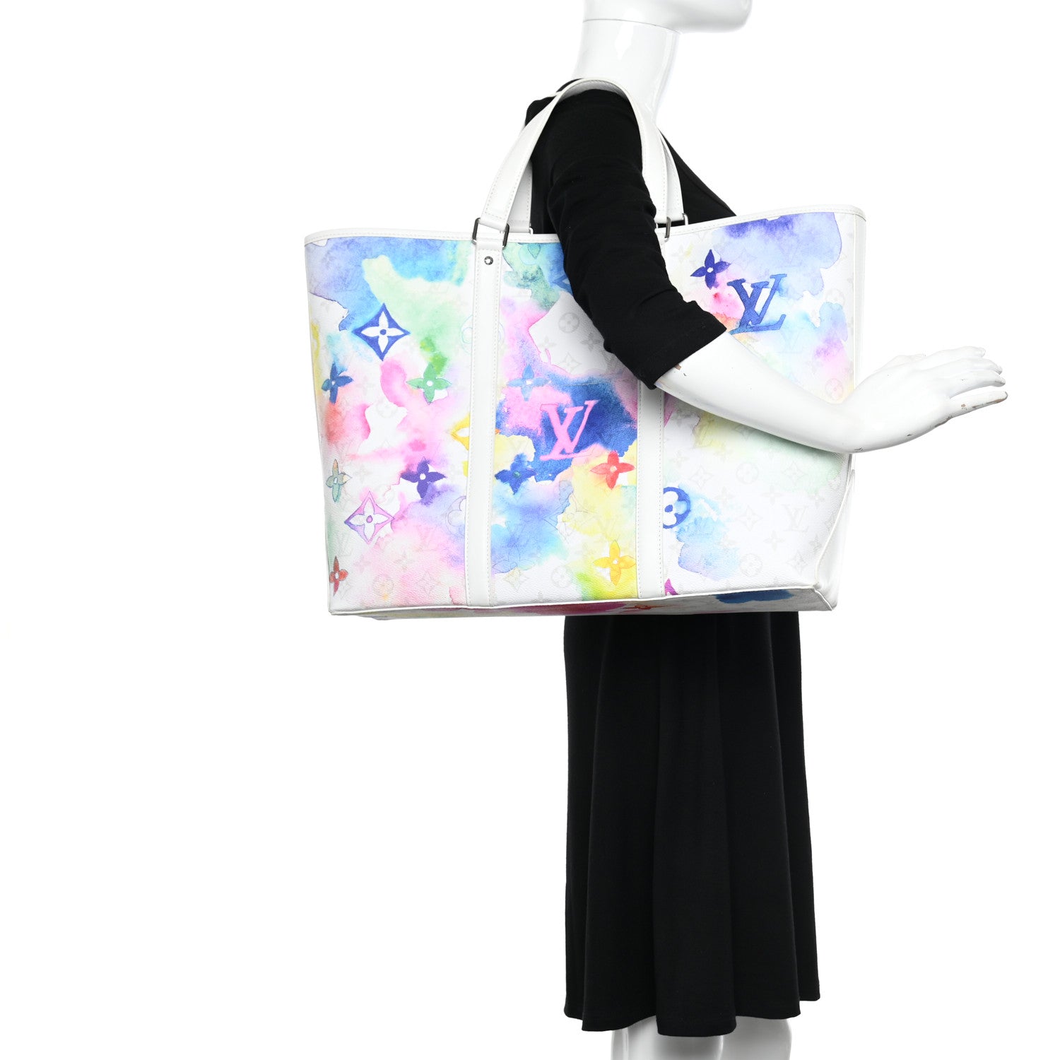 Louis Vuitton Monogram Watercolor New Tote GM Multicolor 2 of 9