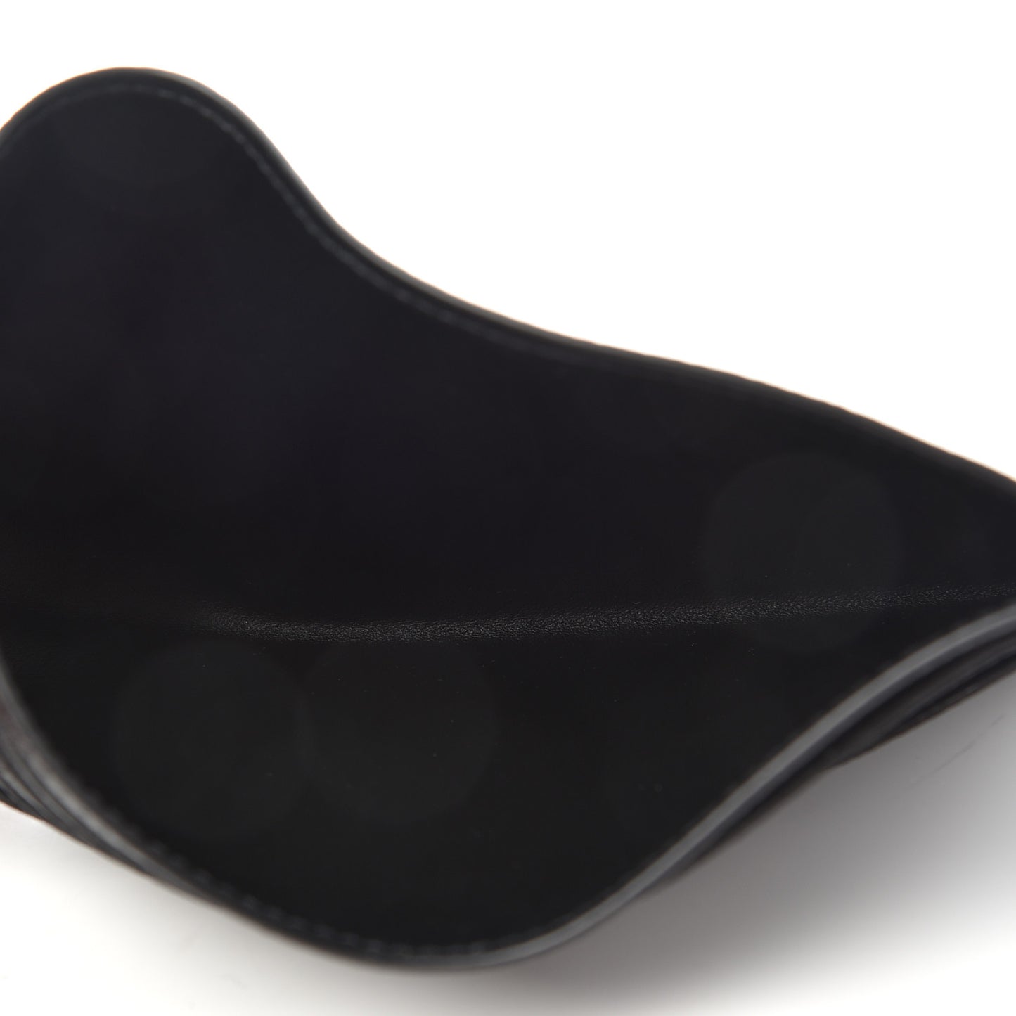 Calfskin Felicie Chain Wallet Card Holder Insert Black
