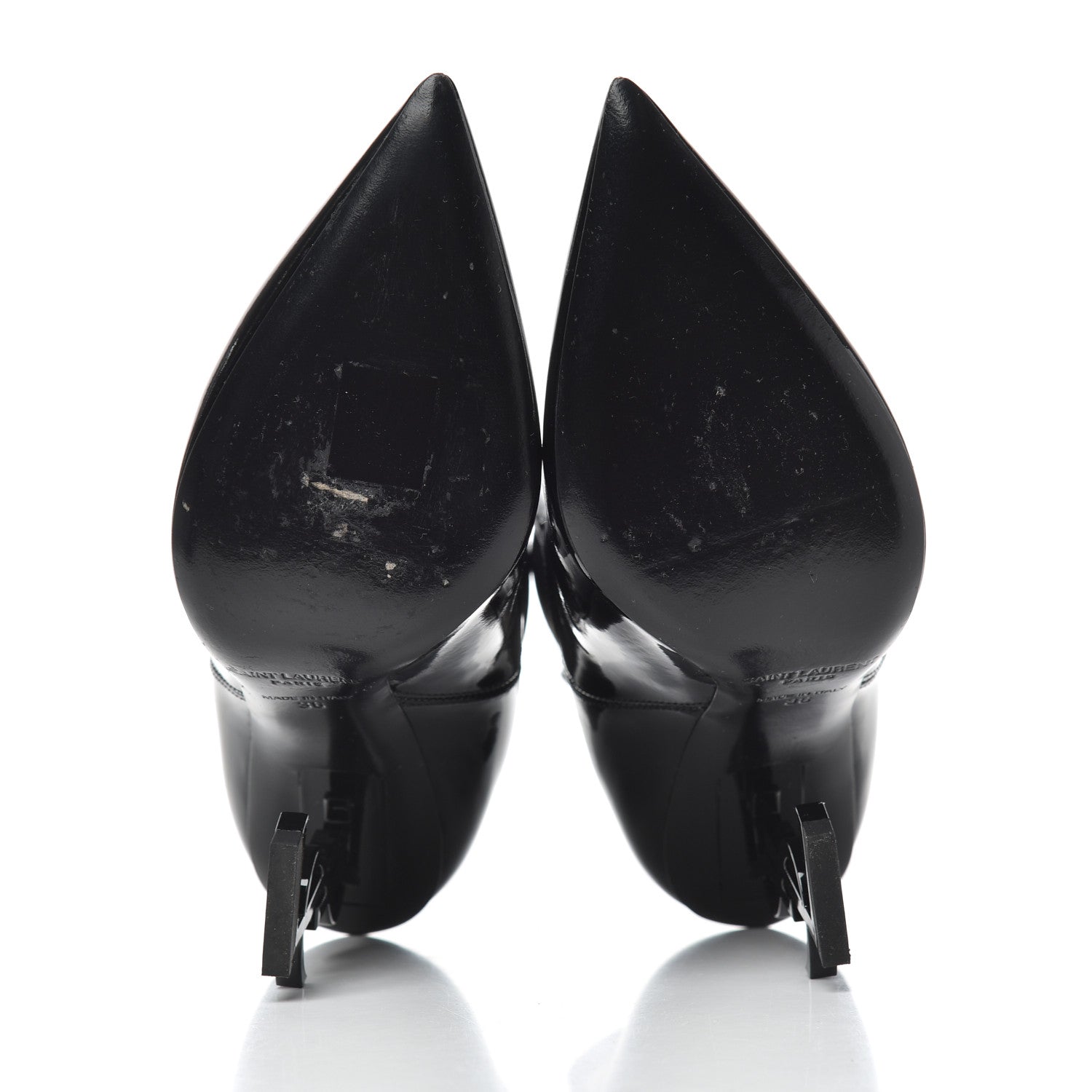 Saint Laurent Patent Opyum 110 Ankle Boot 36 Black 5 of 11