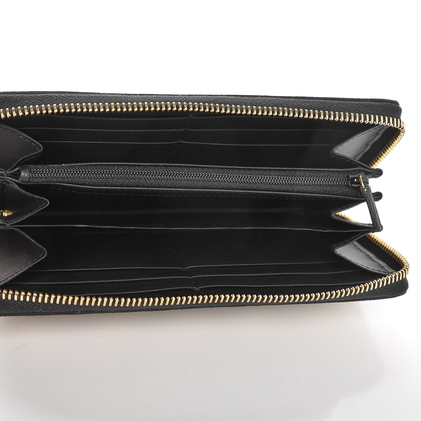 GG Supreme Monogram Bees Zip Around Wallet
