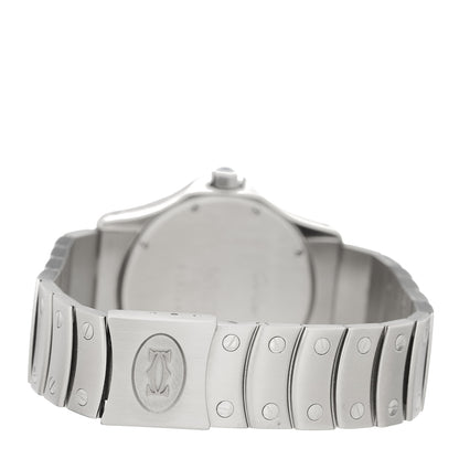 Cartier Stainless Steel 33mm Santos Ronde Automatic Watch 4 of 5