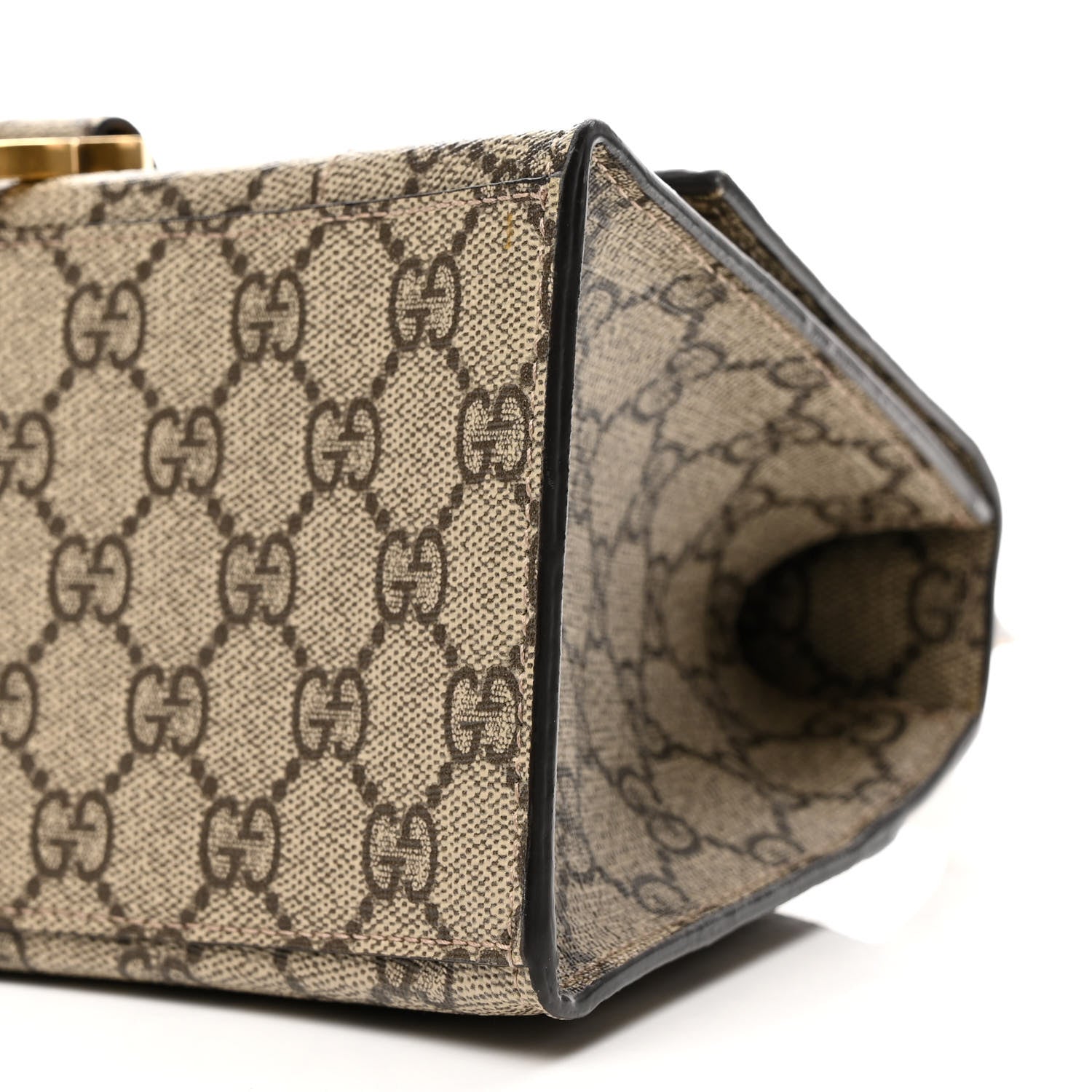 Balenciaga X GUCCI GG Supreme Monogram Small Hourglass Top Handle Bag Beige Ebony 9 of 9