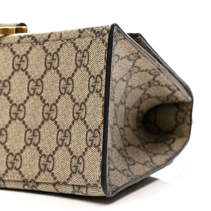 Balenciaga X GUCCI GG Supreme Monogram Small Hourglass Top Handle Bag Beige Ebony 9 of 9